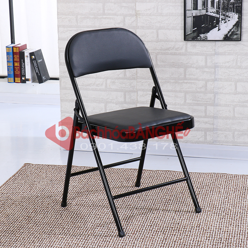 Ghế xếp gấp khung thép có đệm GLM58